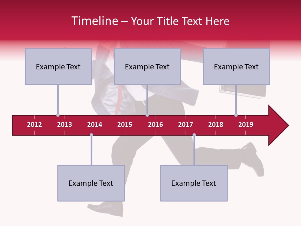 Human Running Boy PowerPoint Template