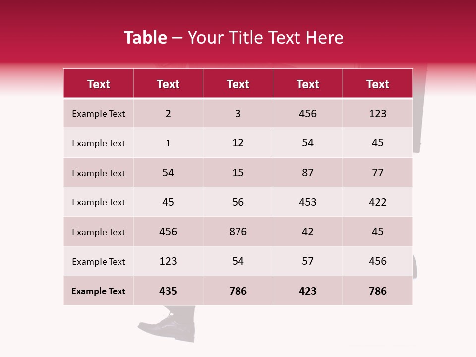 Human Running Boy PowerPoint Template