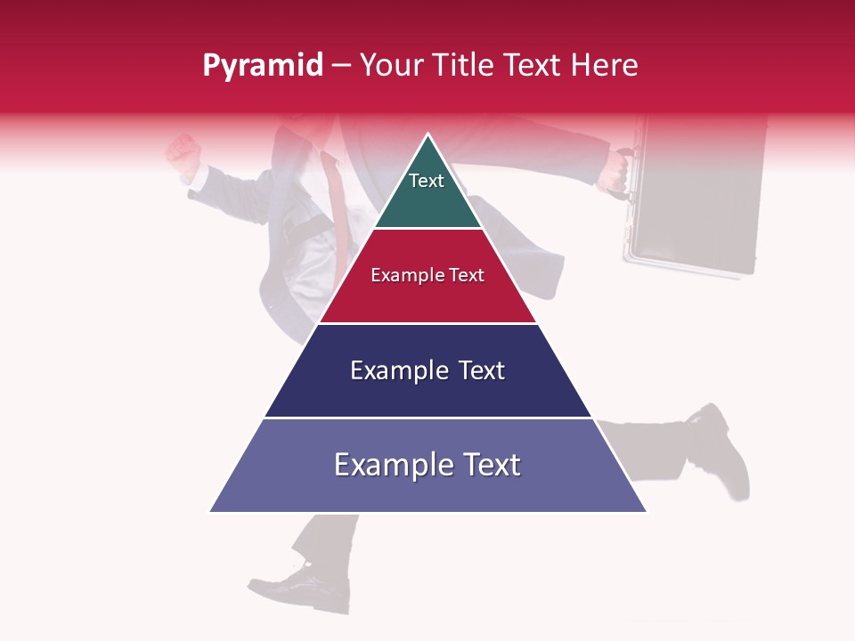 Human Running Boy PowerPoint Template