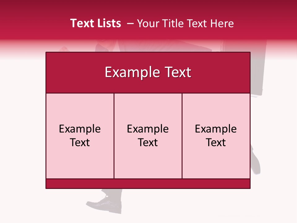 Human Running Boy PowerPoint Template