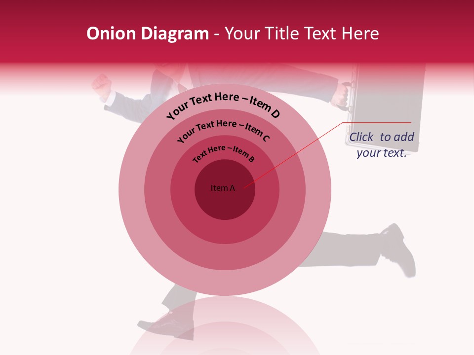 Human Running Boy PowerPoint Template