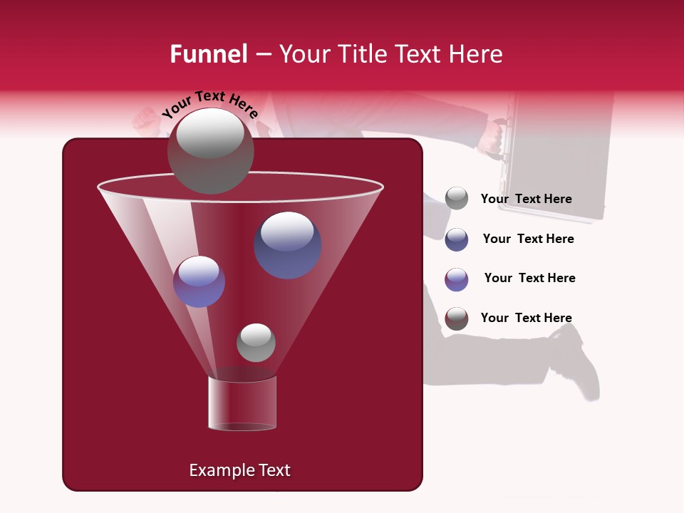 Human Running Boy PowerPoint Template