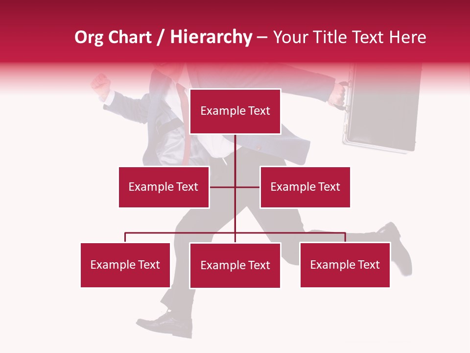 Human Running Boy PowerPoint Template