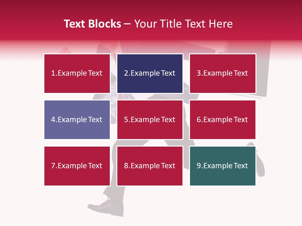 Human Running Boy PowerPoint Template