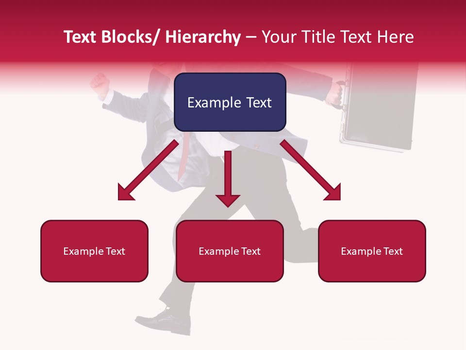 Human Running Boy PowerPoint Template