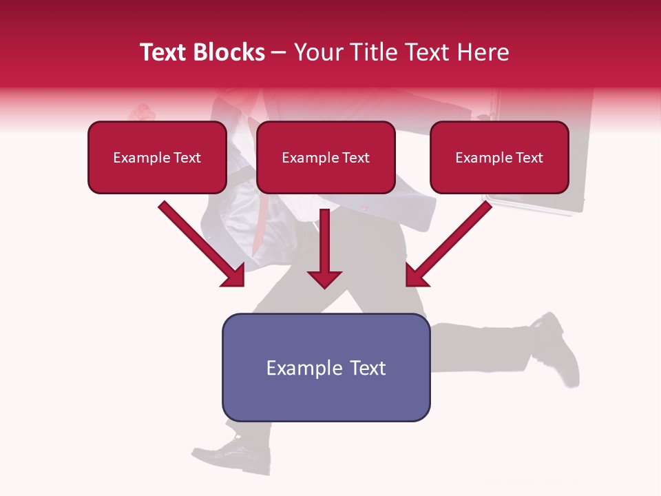 Human Running Boy PowerPoint Template