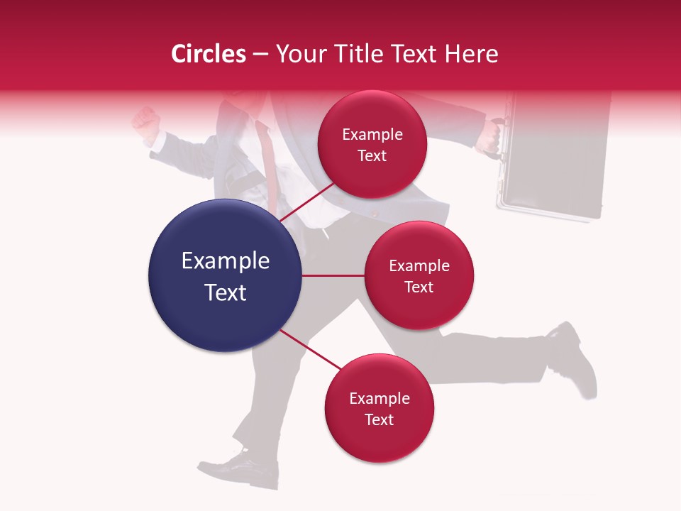 Human Running Boy PowerPoint Template