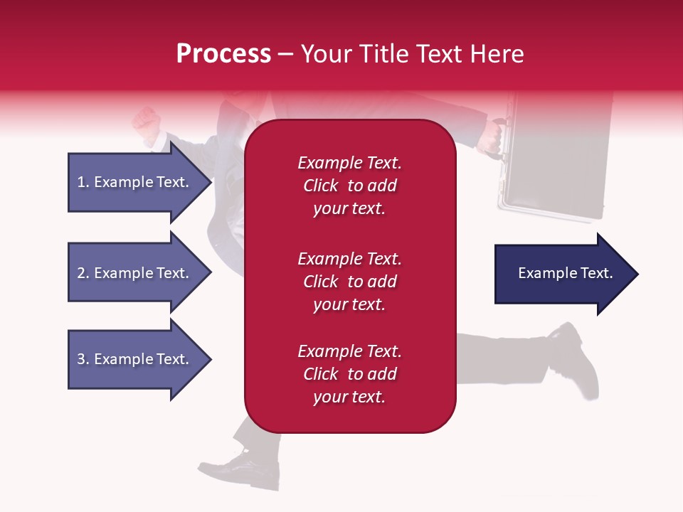 Human Running Boy PowerPoint Template