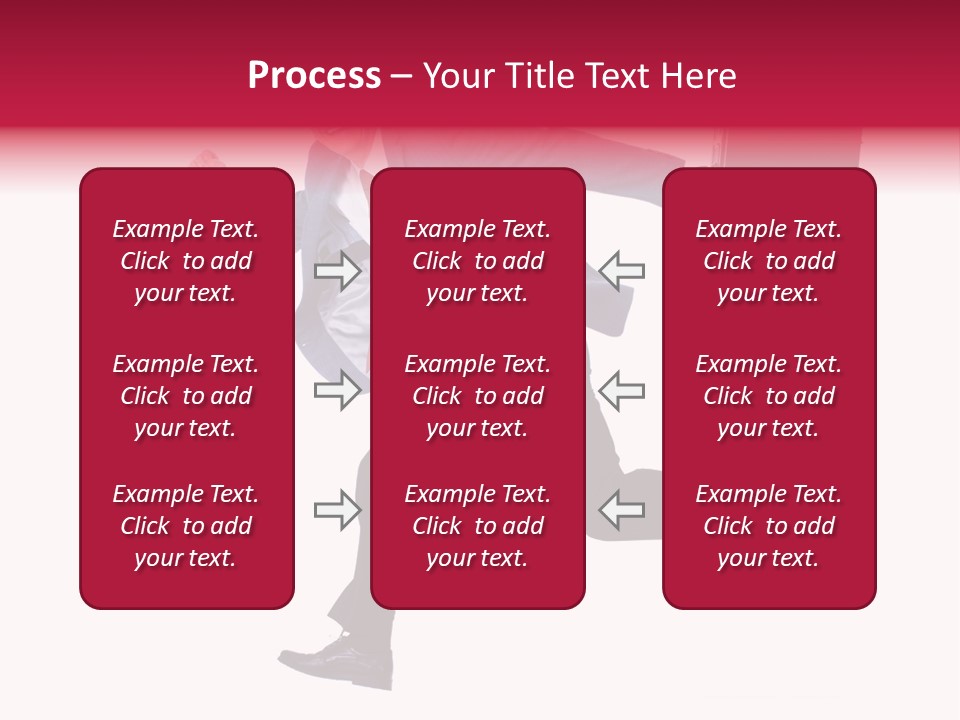 Human Running Boy PowerPoint Template