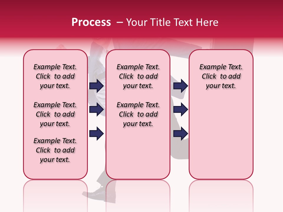 Human Running Boy PowerPoint Template