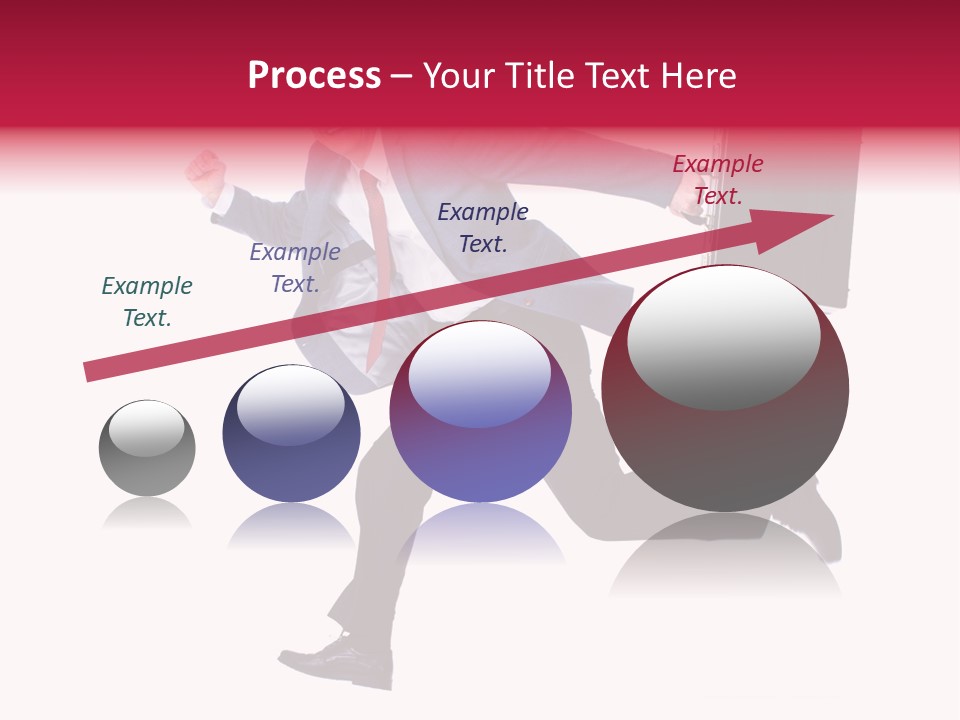 Human Running Boy PowerPoint Template