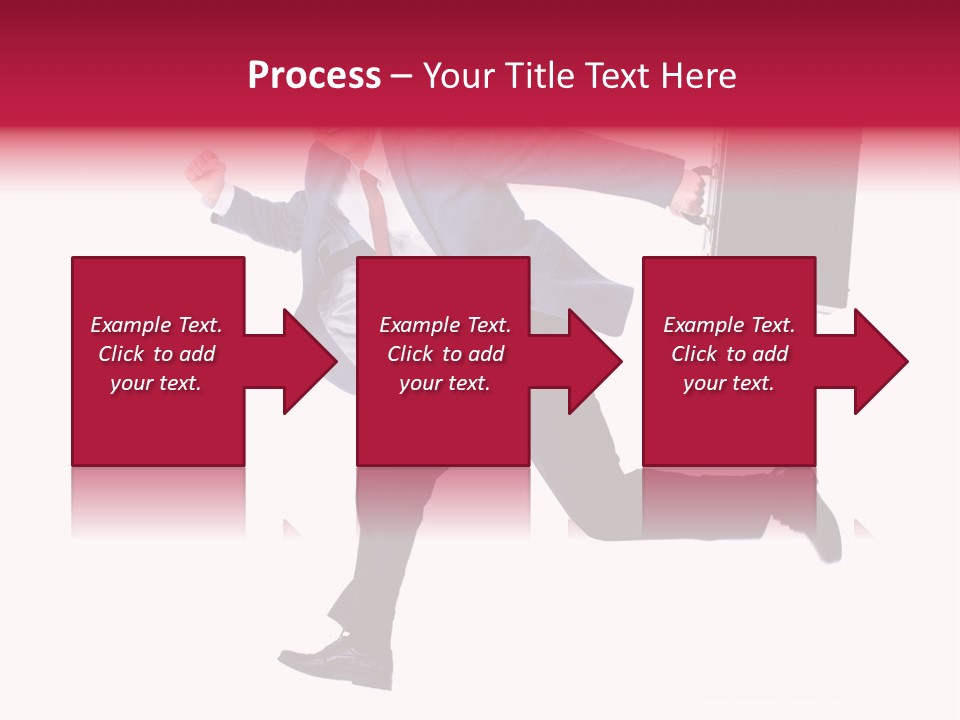 Human Running Boy PowerPoint Template