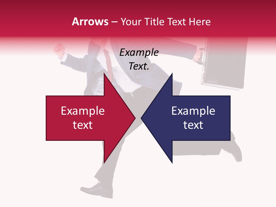 Human Running Boy PowerPoint Template