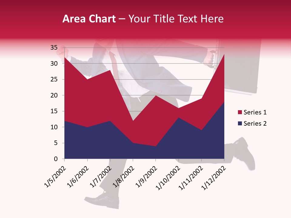 Human Running Boy PowerPoint Template