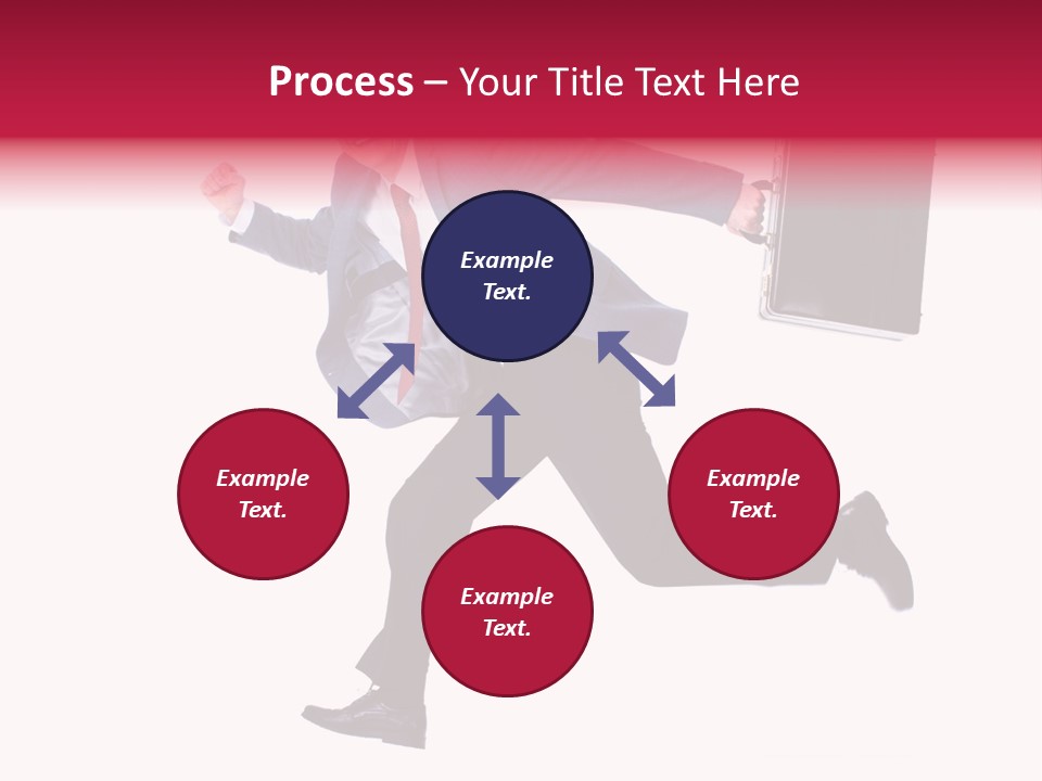 Human Running Boy PowerPoint Template