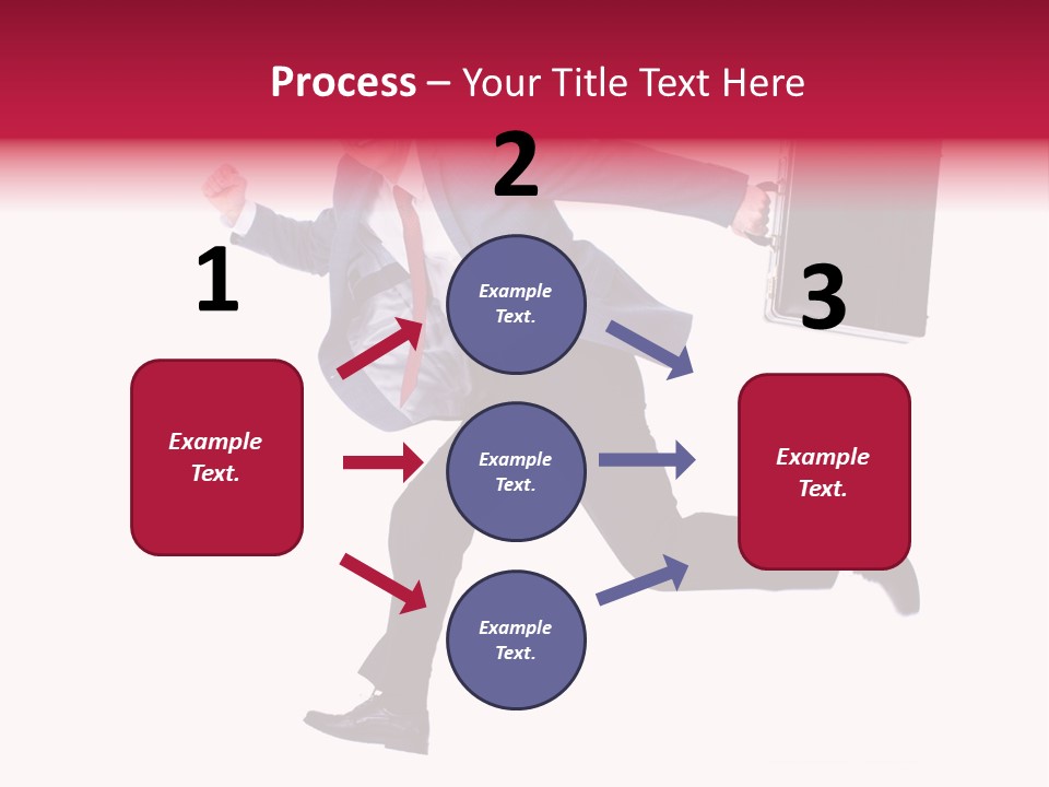 Human Running Boy PowerPoint Template