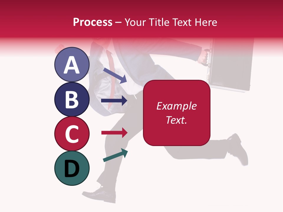 Human Running Boy PowerPoint Template