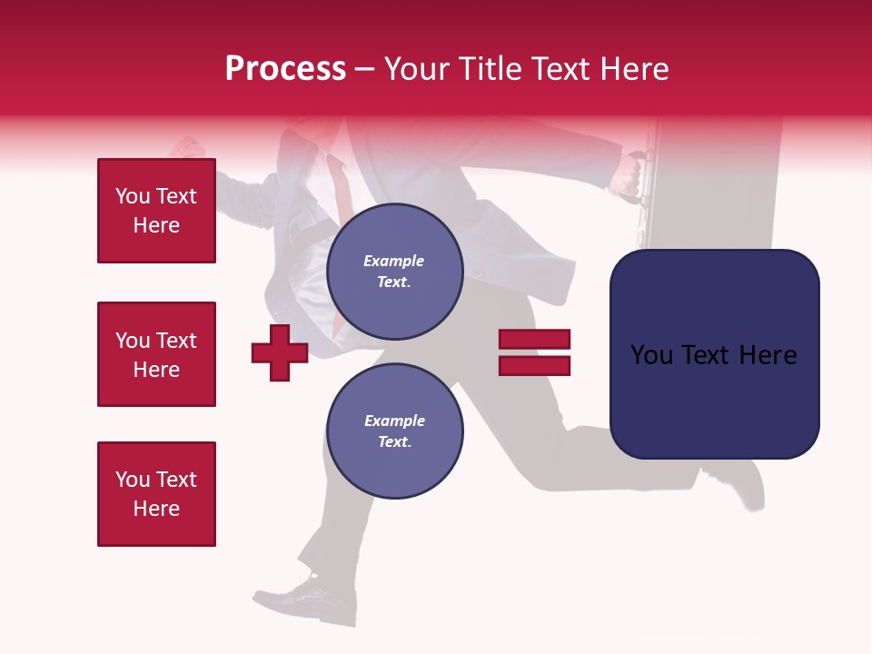 Human Running Boy PowerPoint Template
