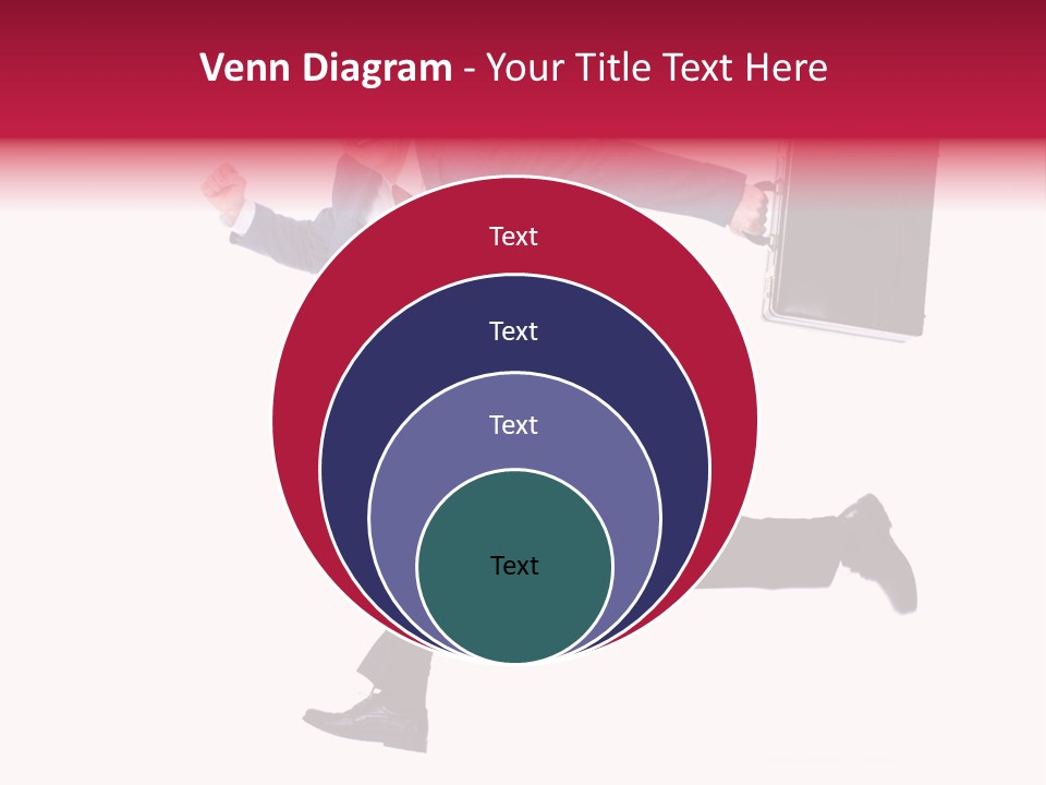 Human Running Boy PowerPoint Template