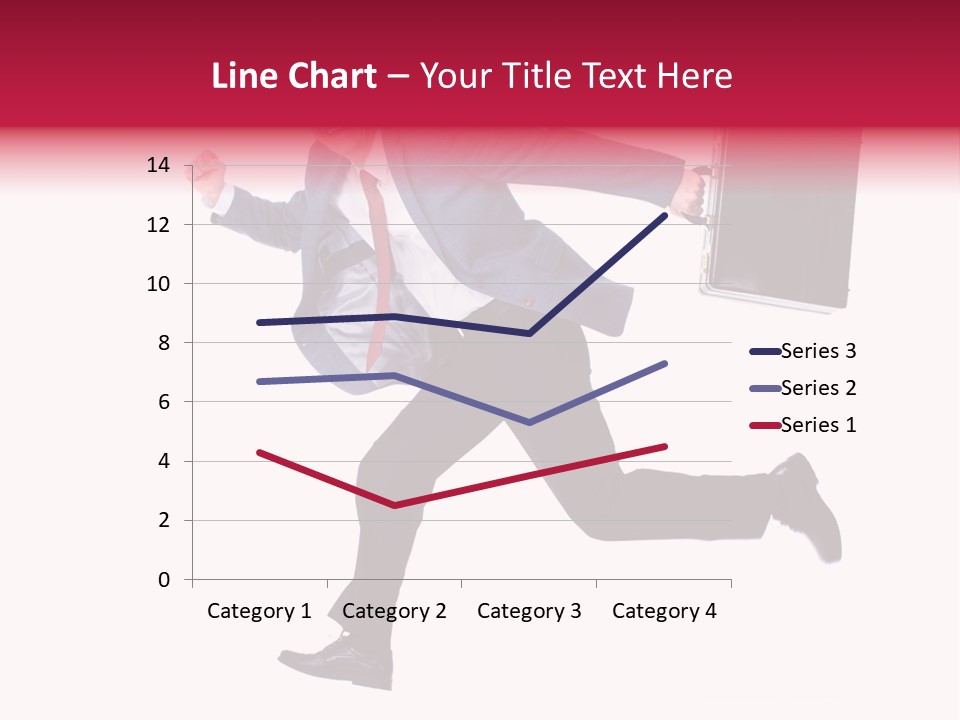 Human Running Boy PowerPoint Template