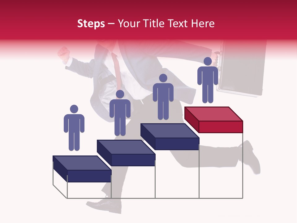 Human Running Boy PowerPoint Template