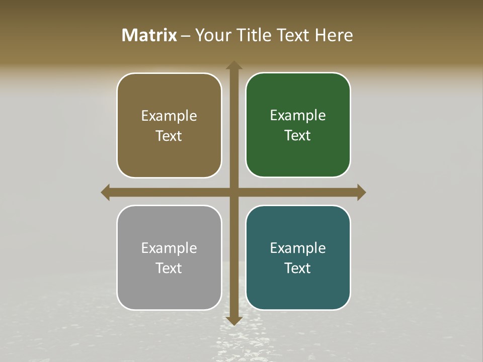 Hot Perspective Landscape PowerPoint Template