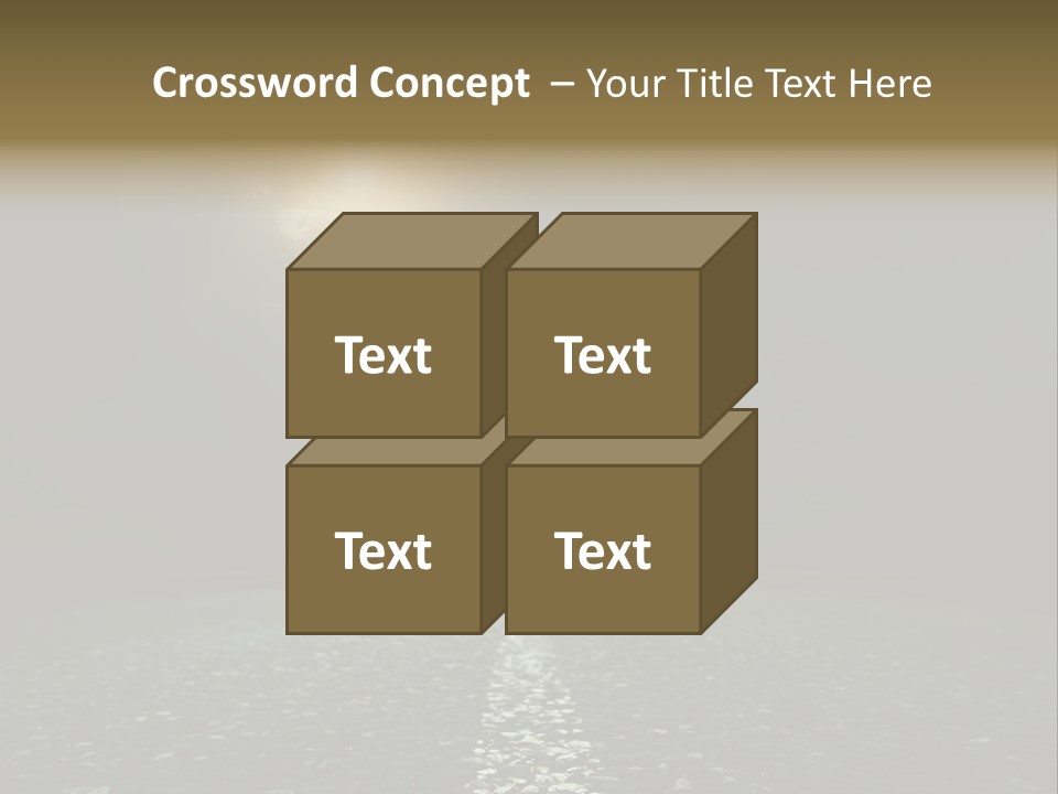 Hot Perspective Landscape PowerPoint Template
