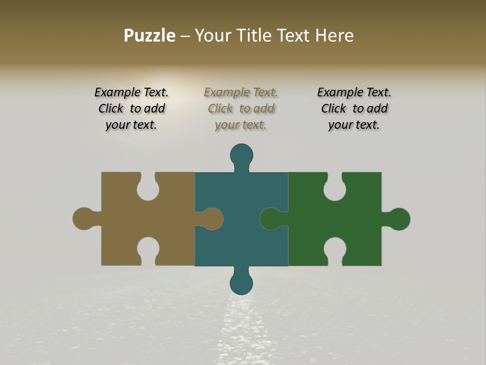 Hot Perspective Landscape PowerPoint Template