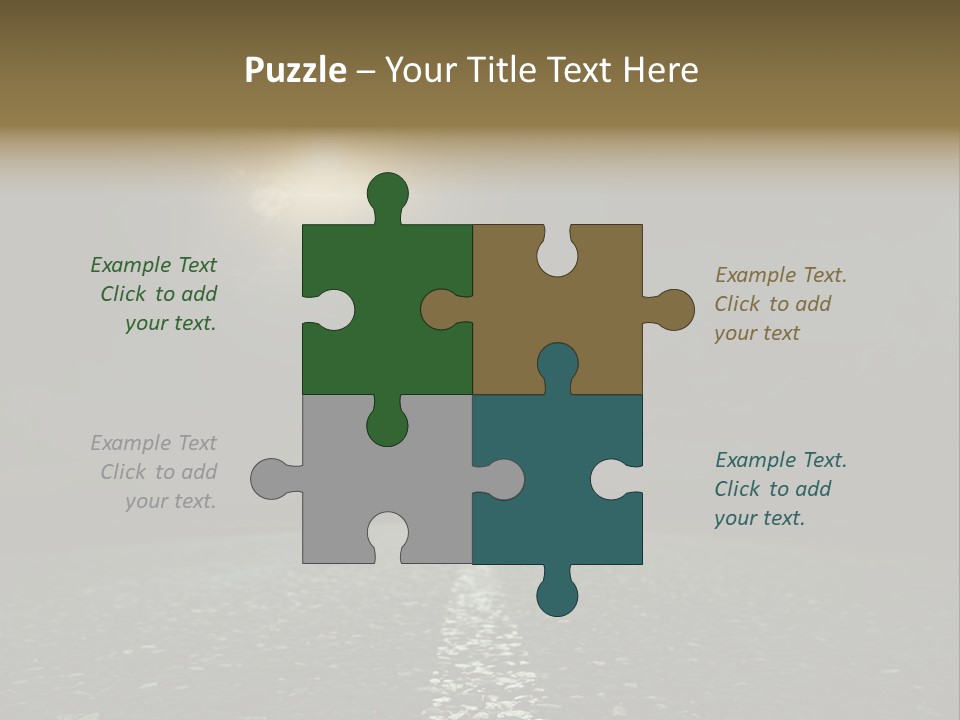 Hot Perspective Landscape PowerPoint Template