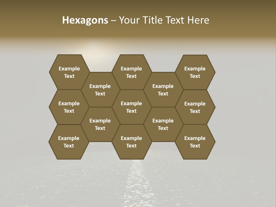 Hot Perspective Landscape PowerPoint Template