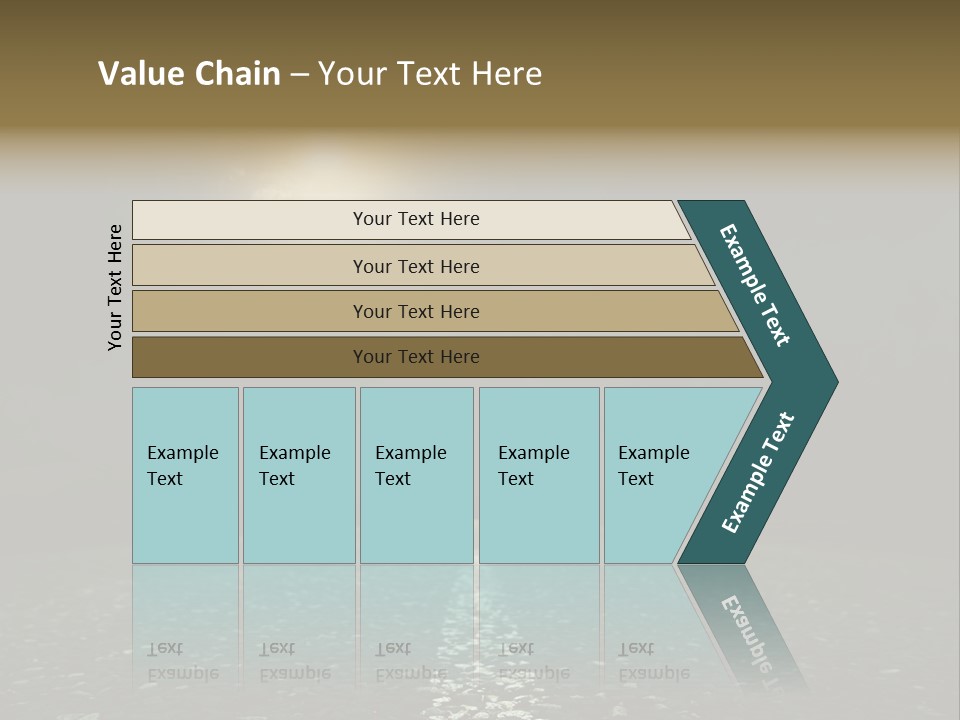 Hot Perspective Landscape PowerPoint Template