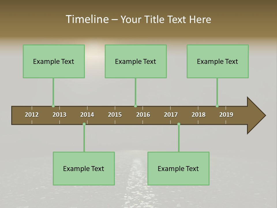 Hot Perspective Landscape PowerPoint Template