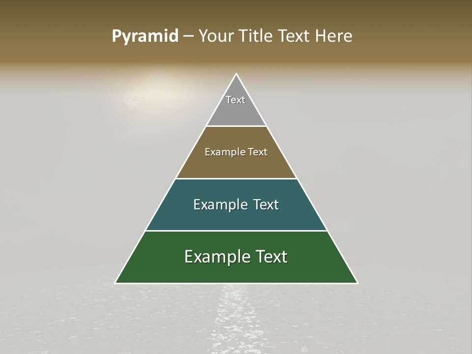 Hot Perspective Landscape PowerPoint Template