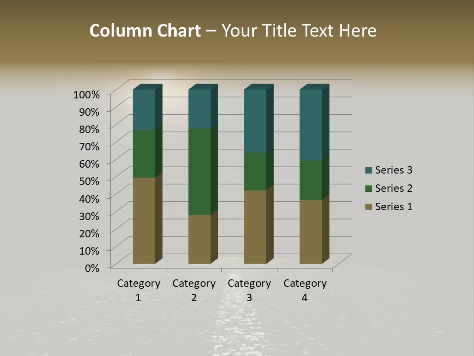 Hot Perspective Landscape PowerPoint Template