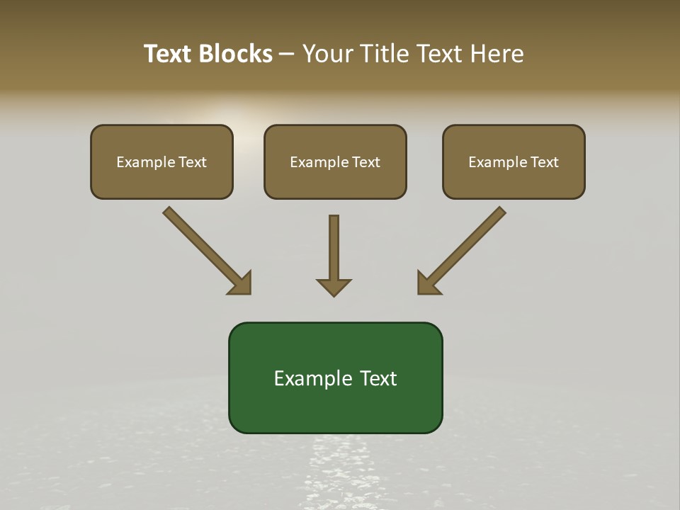 Hot Perspective Landscape PowerPoint Template