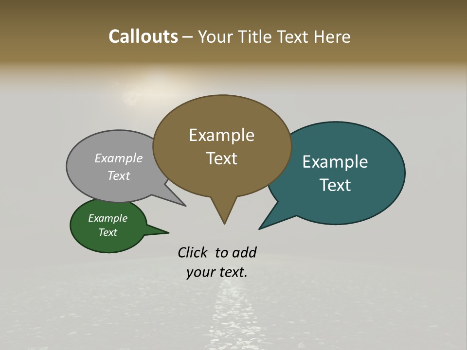 Hot Perspective Landscape PowerPoint Template