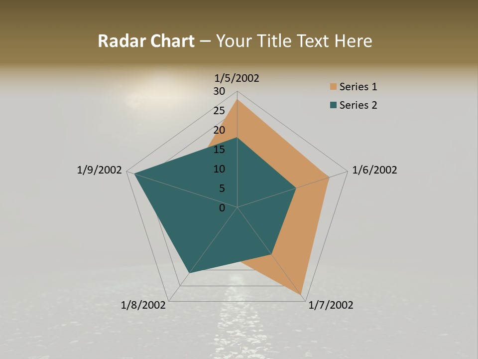 Hot Perspective Landscape PowerPoint Template