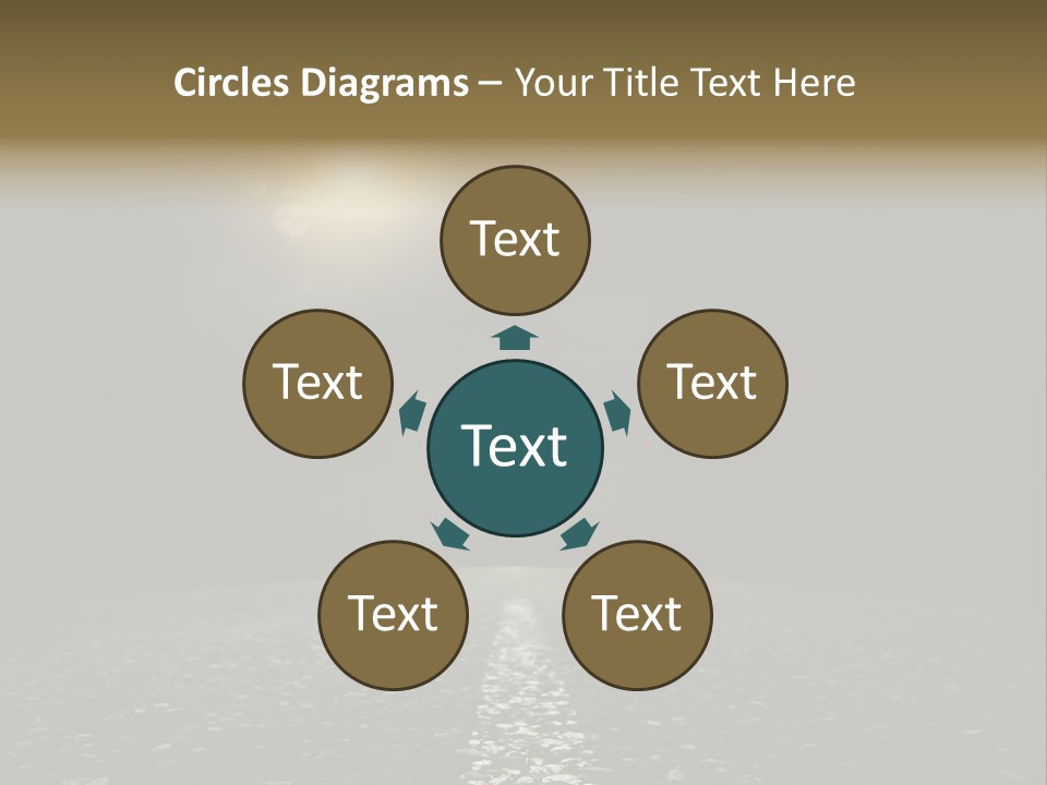 Hot Perspective Landscape PowerPoint Template