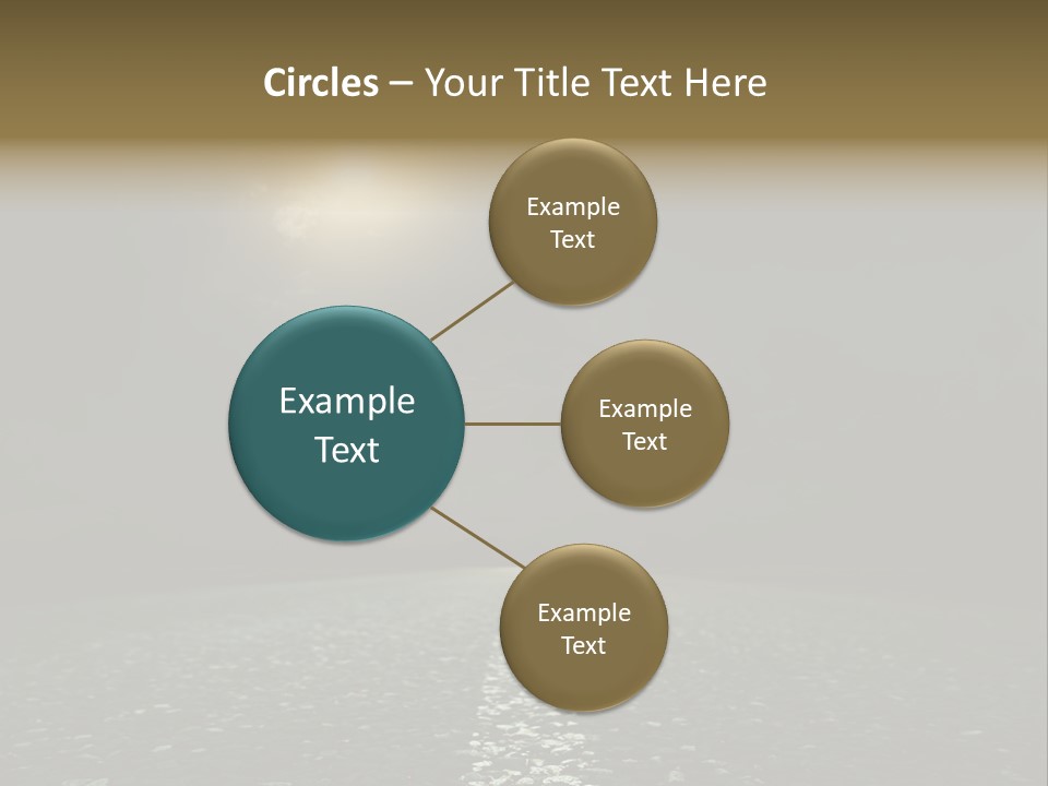 Hot Perspective Landscape PowerPoint Template