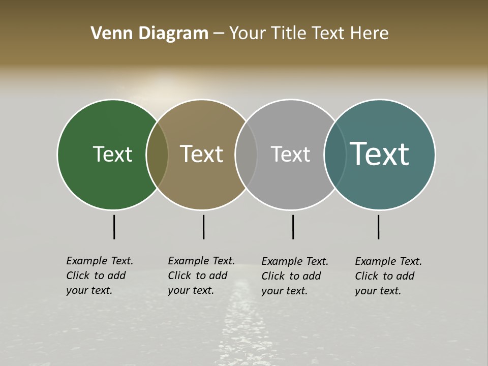 Hot Perspective Landscape PowerPoint Template