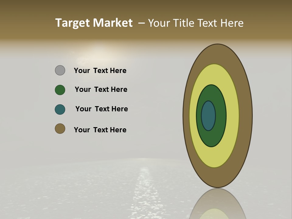 Hot Perspective Landscape PowerPoint Template