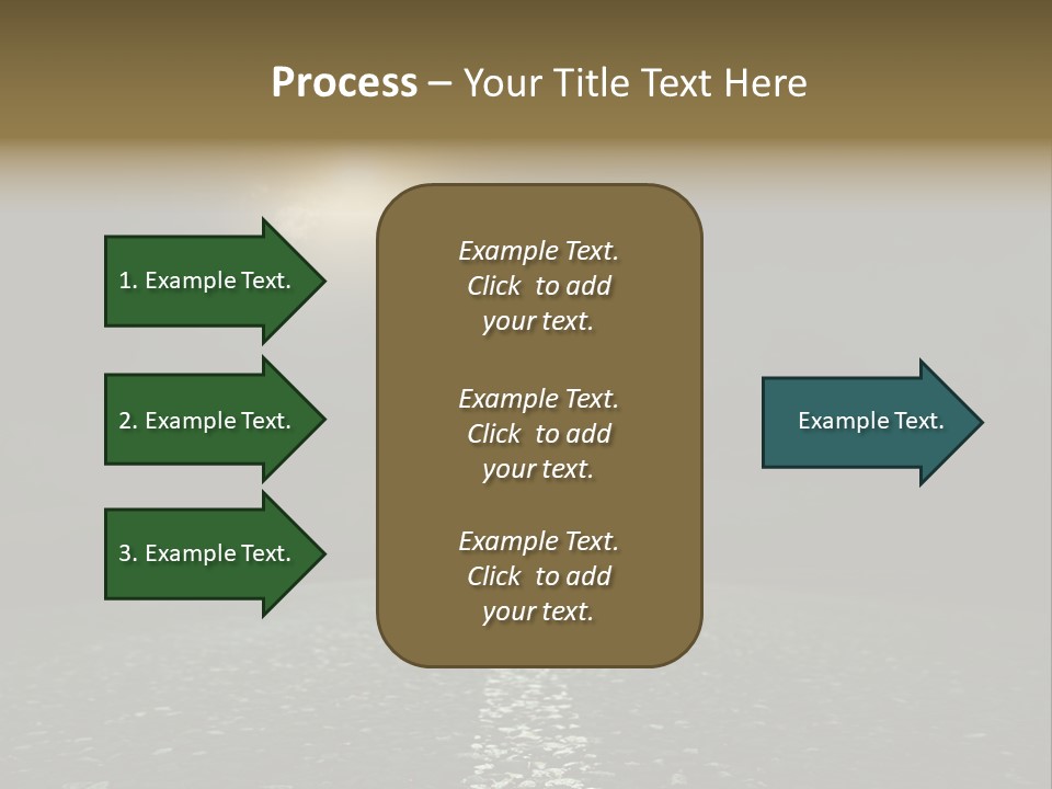 Hot Perspective Landscape PowerPoint Template