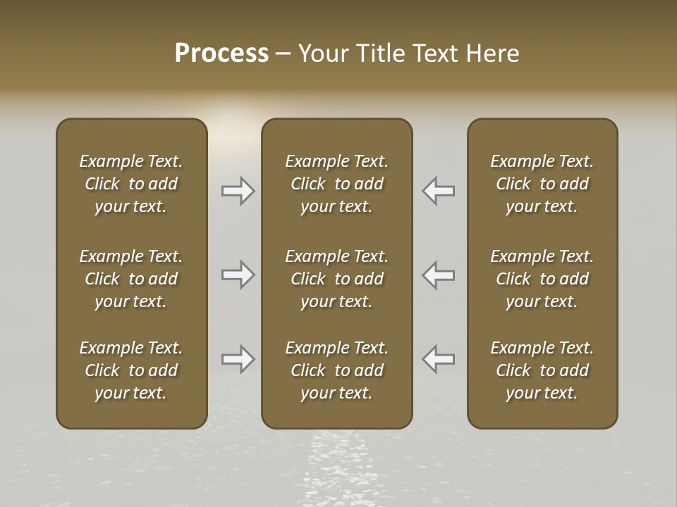 Hot Perspective Landscape PowerPoint Template