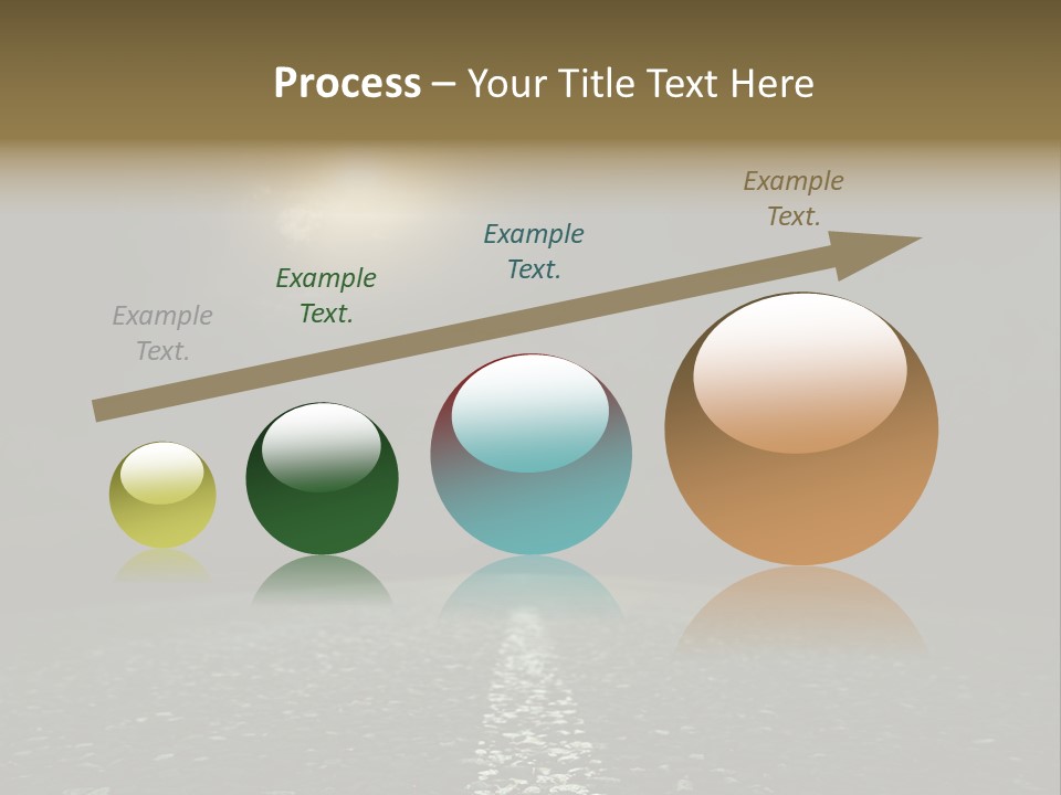 Hot Perspective Landscape PowerPoint Template