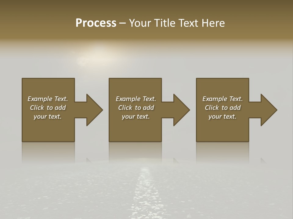 Hot Perspective Landscape PowerPoint Template