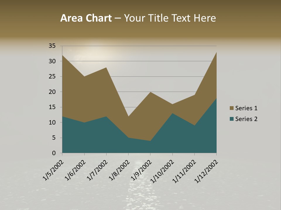 Hot Perspective Landscape PowerPoint Template