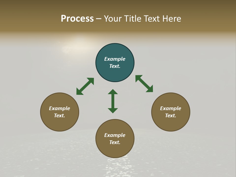 Hot Perspective Landscape PowerPoint Template