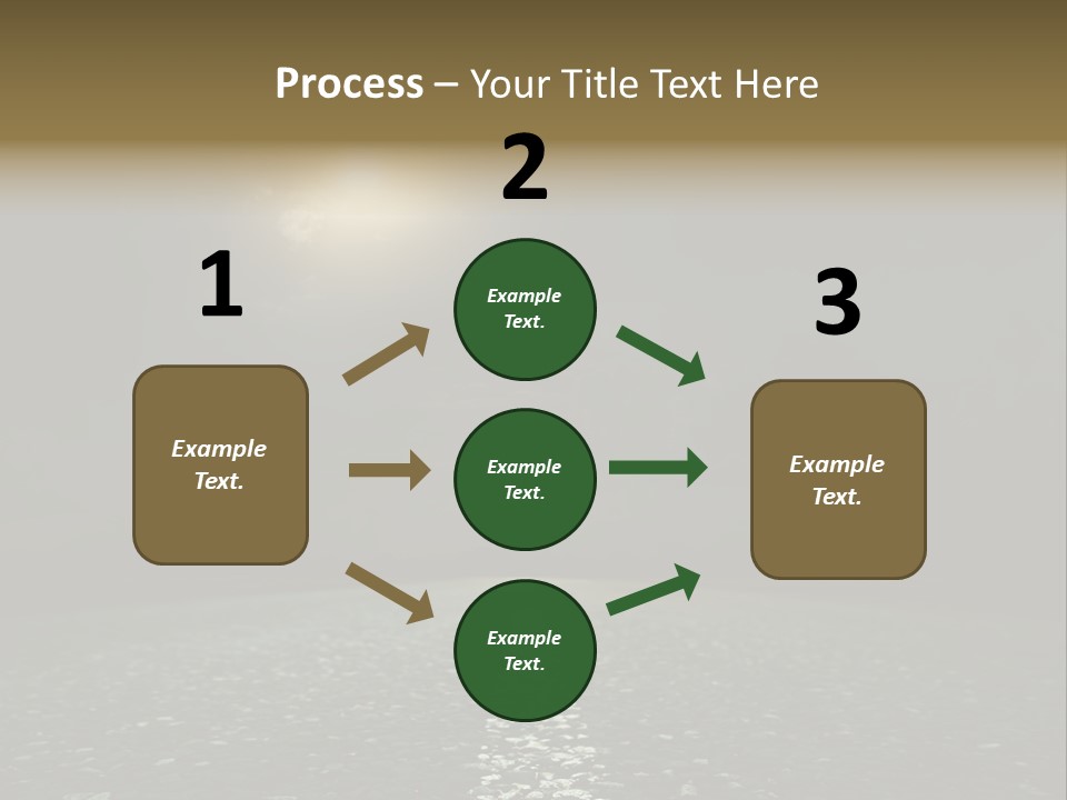 Hot Perspective Landscape PowerPoint Template