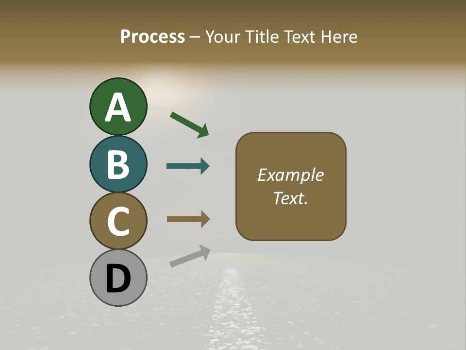 Hot Perspective Landscape PowerPoint Template