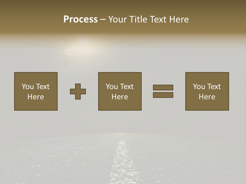 Hot Perspective Landscape PowerPoint Template